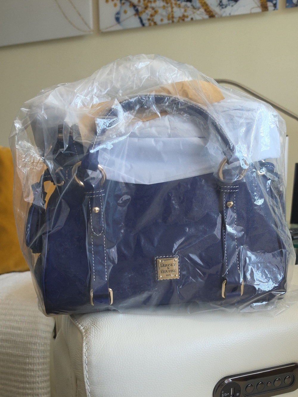 Dooney & Bourke PENROSE Cobalt Satchel NEW